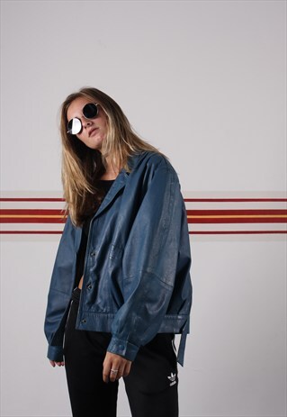 VINTAGE LEATHER BOMBER