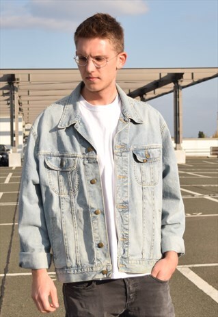 90S LEE OVERSIZED DENIM JACKET JEANS