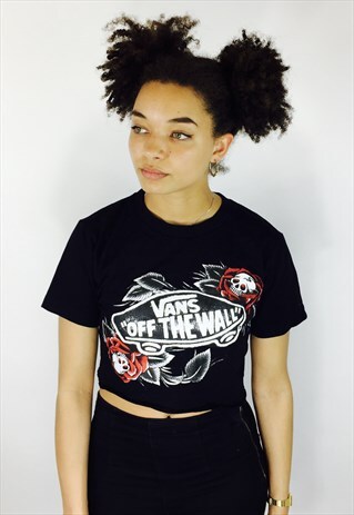 VANS CROPPED T SHIRT