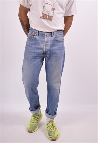 VINTAGE LEVI'S 501 JEANS SLIM FIT BLUE
