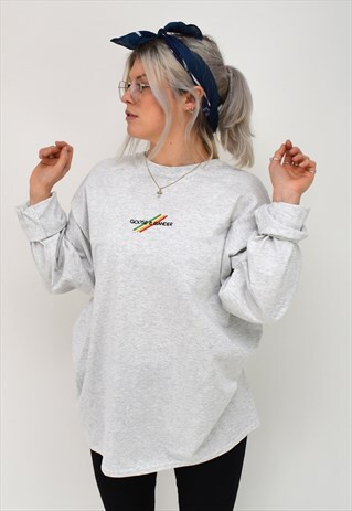 G&G UNISEX ASH MULTI LINES L/S CUFFED TEE