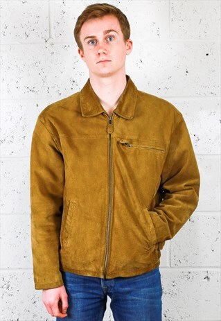 CARAMEL SUEDE JACKET