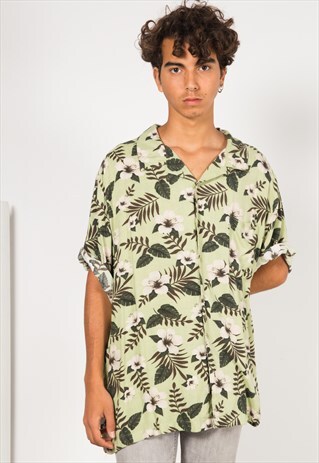 VINTAGE 80S HAWAIIAN SHIRT / S1569