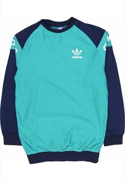 Adidas 90's Retro Crewneck Sweatshirt XLarge Navy Blue