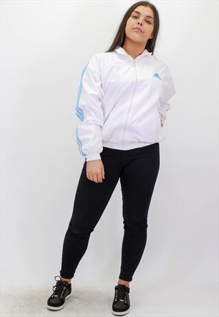 VINTAGE ADIDAS JACKET IN WHITE