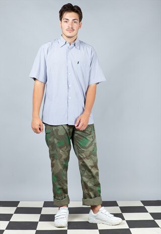 VINTAGE CAMO CARGO TROUSERS