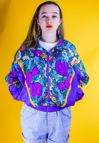 COLOURFUL VIBRANT WINDBREAKER SHELL JACKET LIGHTWEIGHT