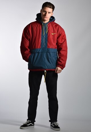 VINTAGE EARLY 1990S NIKE PADDED PULLOVER JACKET