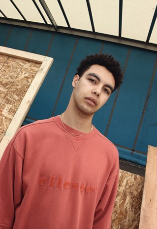 VINTAGE ELLESSE PINK/ORANGE SWEATSHIRT