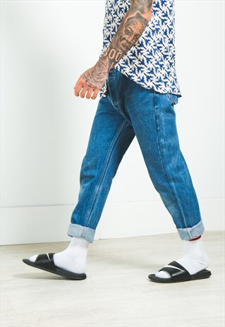 VINTAGE 80S LEVI'S 501 JEANS MID WASH / 0221