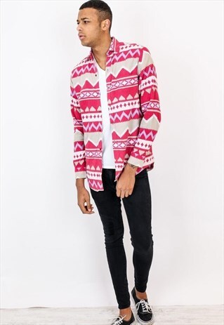 VINTAGE AZTEC PATTERN SHIRT