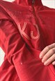 VINTAGE Y2K 00'S CALVIN KLEIN RED CARDIGAN TRACKSUIT JUMPER