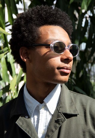 UNISEX VINTAGE 90S / Y2K OVAL SUNGLASSES