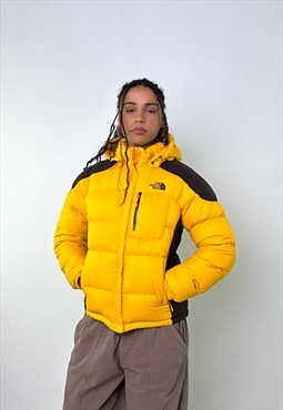 Yellow 90s The North Face 700 Series Puffer Jacket Coat
