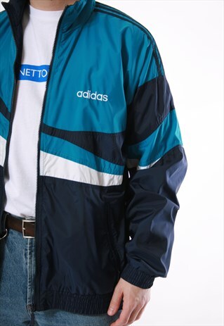 90S VINTAGE ADIDAS OLDSCHOOL SHELL JACKET 13749