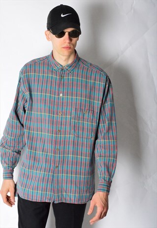 MARC O'POLO VINTAGE 90S COLOURFUL STRIPED LONG SLEEVE SHIRT