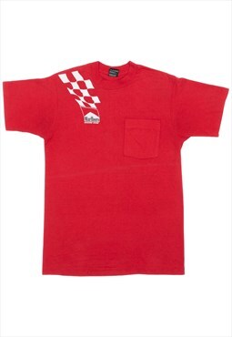 90s Vintage Marlboro Racing Team Front Pocket Graphic T Shir