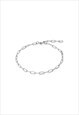 PAPER CLIP ANKLET SILVER