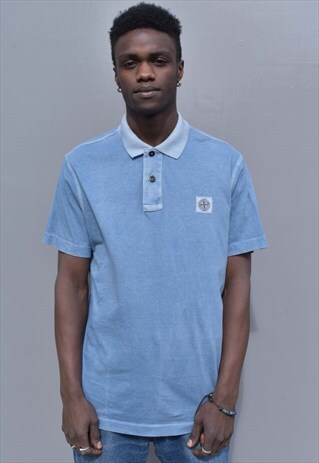 VINTAGE 90S STONE ISLAND POLO TOP