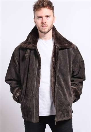 VINTAGE SUEDE AVIATOR JACKET