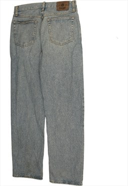 Wrangler 90's Straight Leg Baggy Trousers / Pants 30 Blue