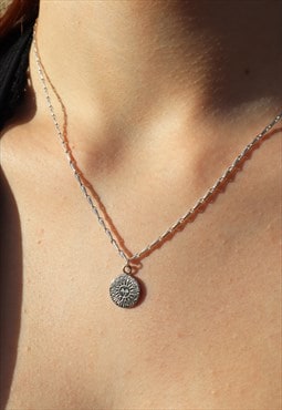 Sol Silver Medal Pendant