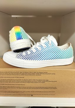 Converse UK8 Rainbow Pride Limited Edition Low Canvas Mesh