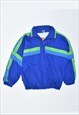 Vintage 90's Tracksuit Top Jacket Blue