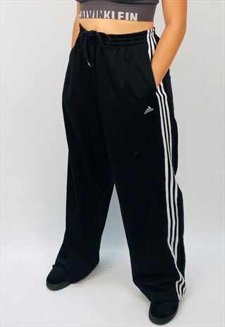 VINTAGE 90S ADIDAS THREE STRIPE TRACK PANTS