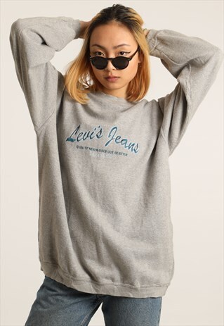 VINTAGE LEVI'S EMBROIDERED LOGO SWEATSHIRT