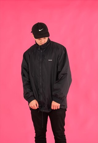 DARK NAVY REEBOK FULL ZIP TRACK JACKET