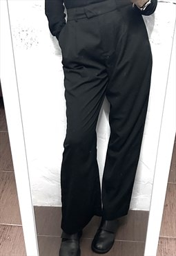 Black Classy relaxed Long Pants / Trousers - L