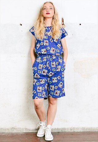 VINTAGE 70S PATTERNED COTTON CO-ORD