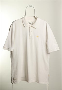 Vintage Polo Shirt Logo White