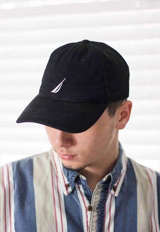 VINTAGE NAUTICA BASEBALL CAP LOGO 90S X 3.8
