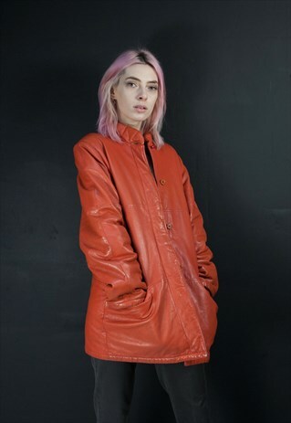 RED LEATHER JACKET