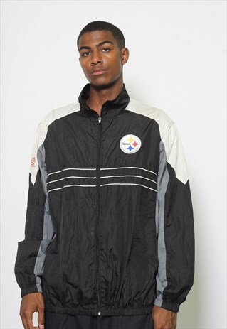 VINTAGE NFL PITTSBURGH STEELERS WINDBREAKER