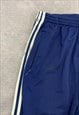 VINTAGE ADIDAS JOGGERS ELASTICATED WAIST TRACK PANTS 