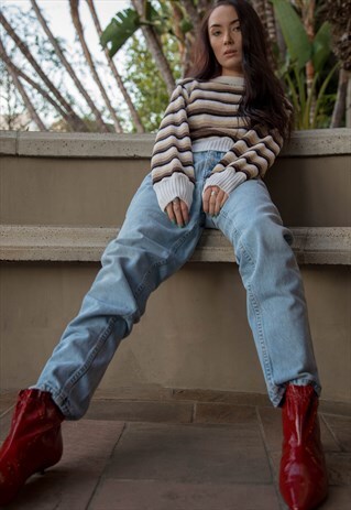 TEXTURE STRIPED SWEATER