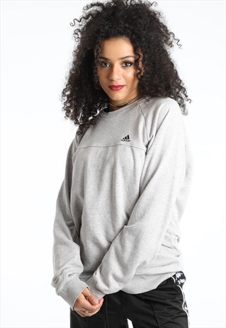 90S ADIDAS EMBROIDERED LOGO SWEATSHIRT