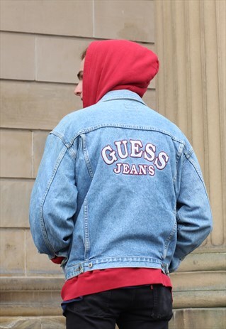 RARE VINTAGE 90S GUESS JEANS USA DENIM JACKET