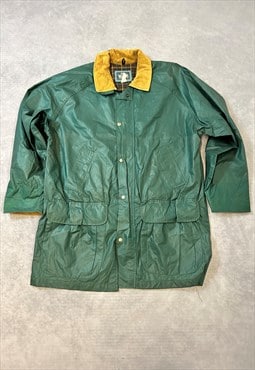 Vintage Woolrich Jacket Rain Coat with Contrast Collar