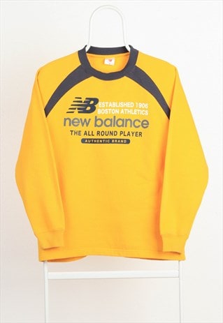 new balance yellow sweater