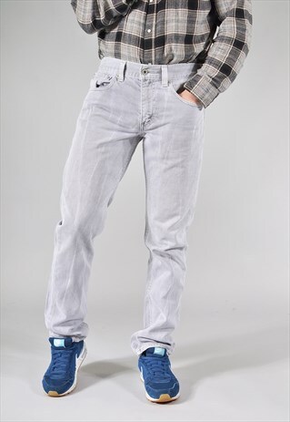 VINTAGE LEVI'S GREY 511 SLIM STRAIGHT JEANS