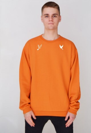ORANGE GE BIRDS (WHITE) SWEATSHIRT