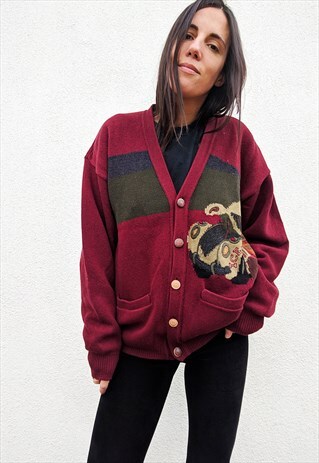 ICEBERG VINTAGE KNIT CARDIGAN