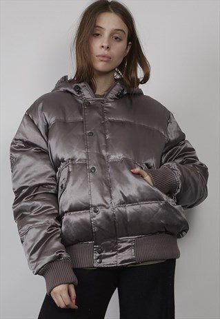 VINTAGE 90'S METALLIC PUFFER JACKET
