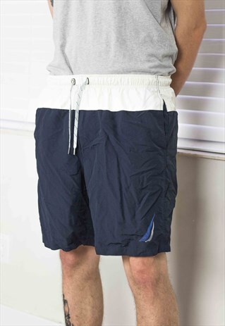 VINTAGE NAUTICA SWIM TRUNK SHORTS LOGO 90S M 6.6