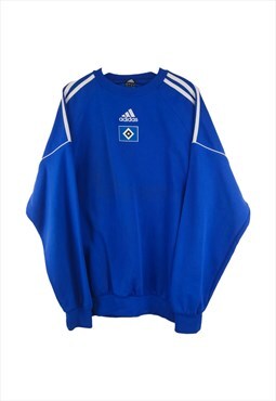 Vintage Adidas  Herta Berlin Sweatshirt in Blue L