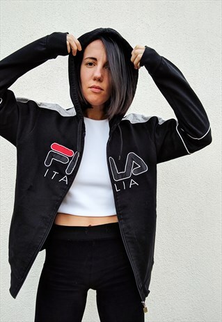 VINTAGE 90'S FILA SWEAT WITH HOOD
